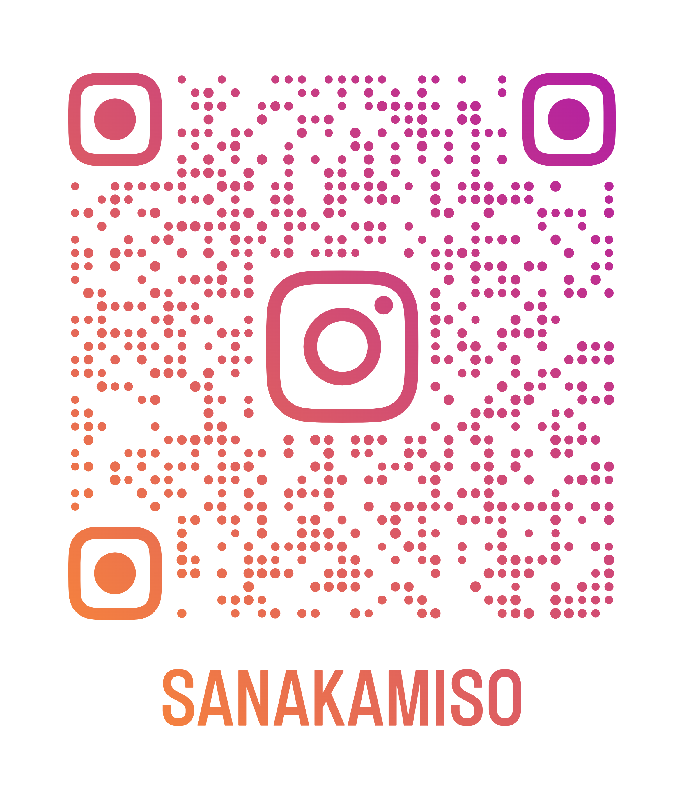 佐仲みそインスタグラムQRコード